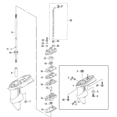 Gear Assembly Housing Driveshaft